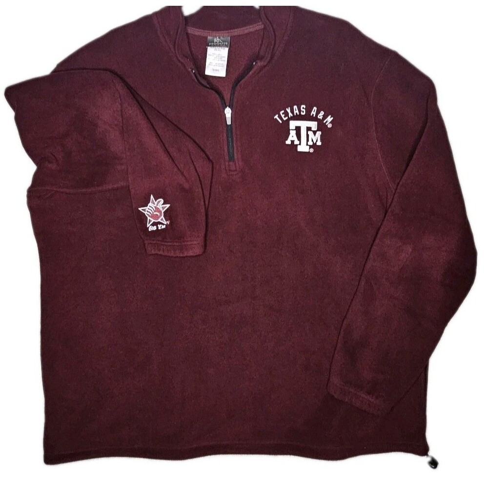Texas A&M Fleece Pullover Embroidered Logos Knights Apparel 2XL/2XG Big & Tall